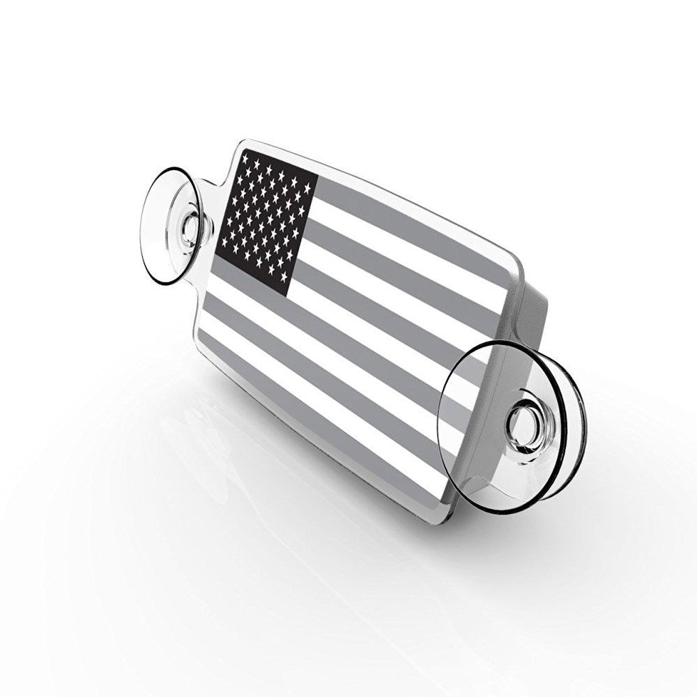Toll Pass-EZ Pass-Transponder-Holder-US Flag Black