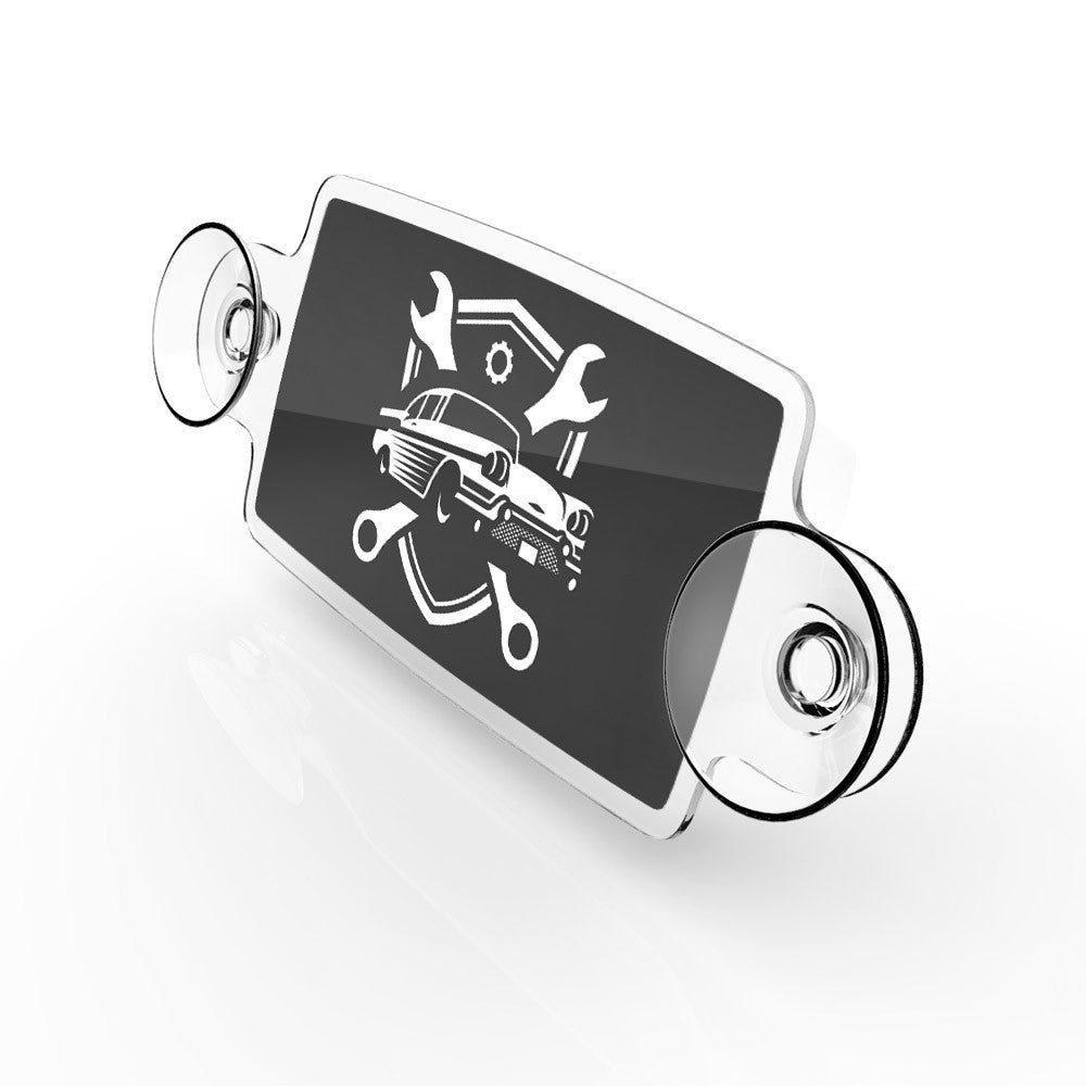 Toll Pass-EZ Pass-Transponder-Holder-Classic Car side