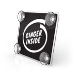 EZ Pass Toll Transponder Holder- Ginger Inside Side