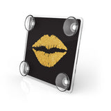 EZ Pass Toll Transponder Holder-Glitter Kiss Side