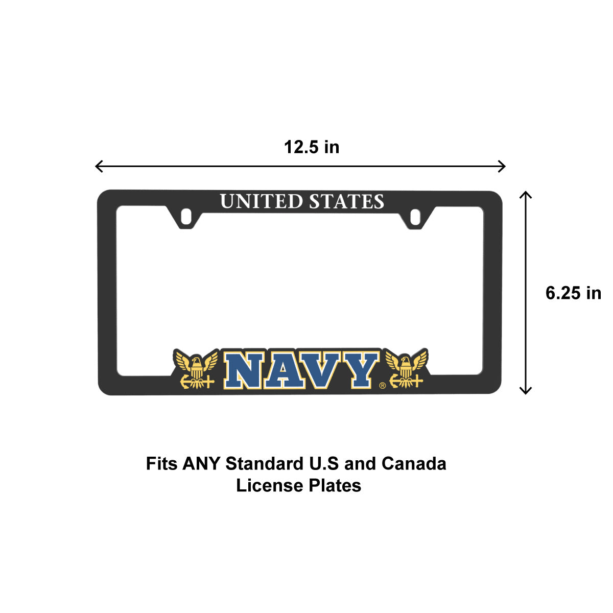 US Navy Car License Plate Frame