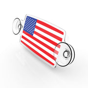 Toll Pass-EZ Pass-Transponder-Holder-US Flag Side