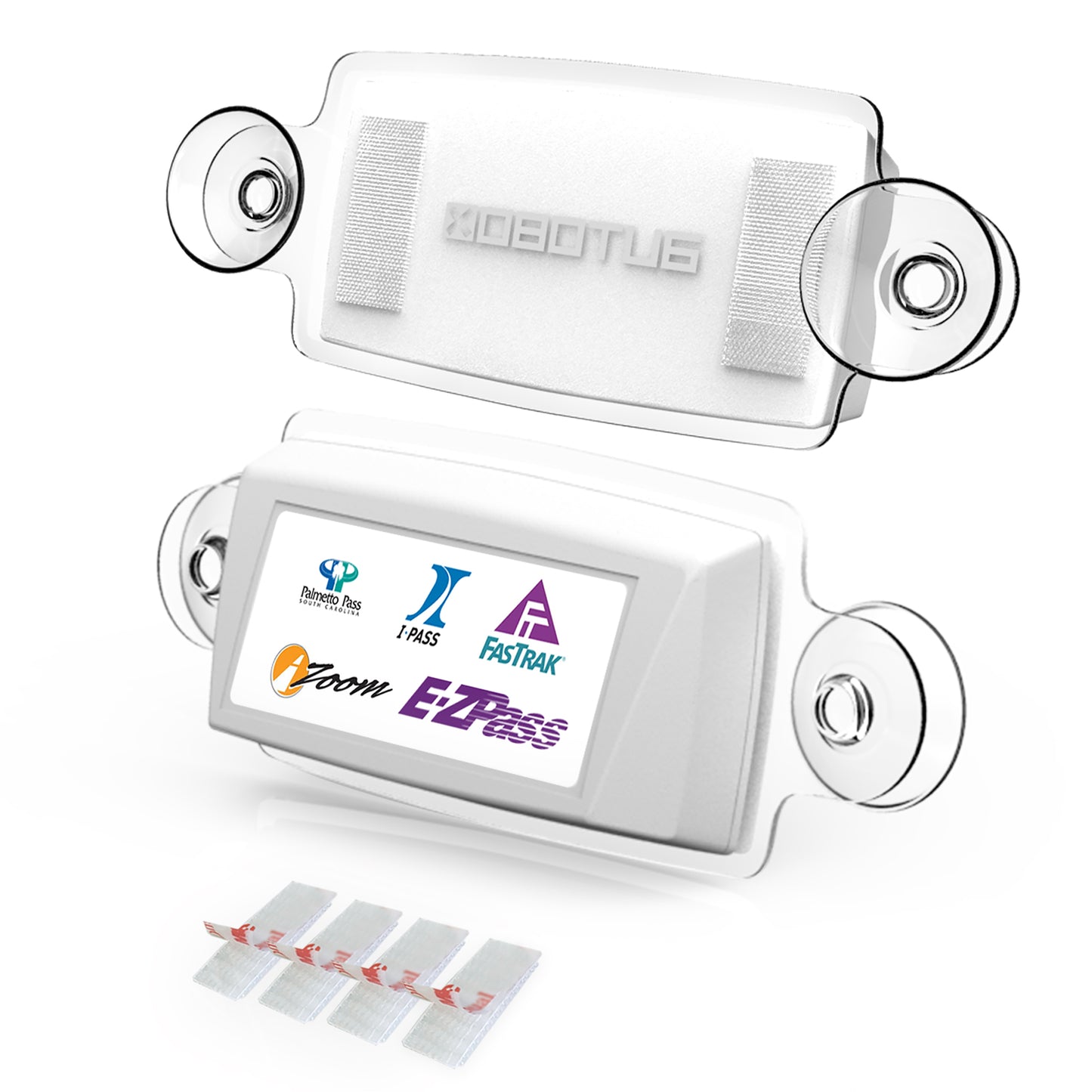 Small Toll Pass / EZ Pass / Transponder Holder - Clear
