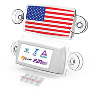 Small Toll Pass / EZ Pass / Transponder Holder - US FLAG