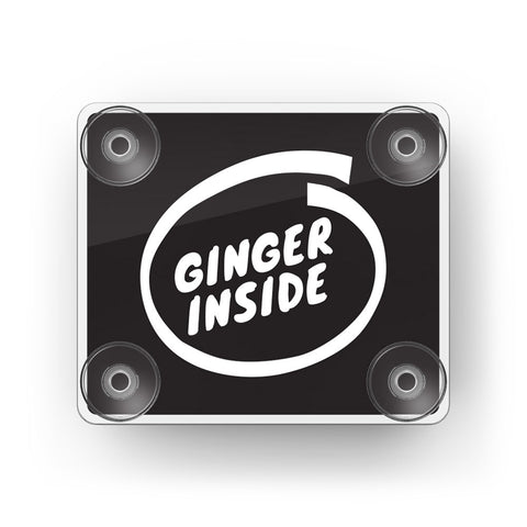 EZ Pass Toll Transponder Holder- Ginger Inside front