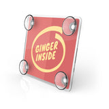 EZ Pass Toll Transponder Holder-Ginger Inside 2 Side