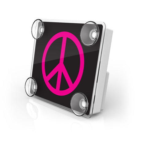 EZ Pass Toll Transponder Holder-Pink Peace