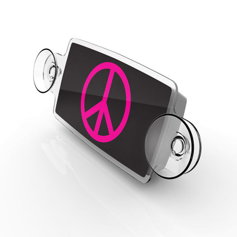 Toll Pass-EZ Pass-Transponder-Holder-Pink Peace Side