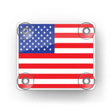 EZ Pass Toll Transponder Holder-US Flag front